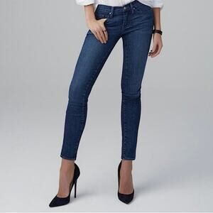 Velvet by Graham & Spencer Jeans Womens Size 27 Skinny Crop Dark Stretch Denim